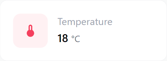 Temperature card