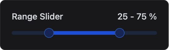 Range slider card