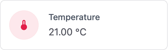 Temperature card