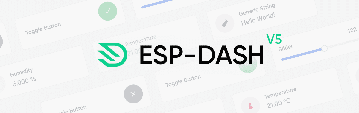 ESP-DASH dashboard