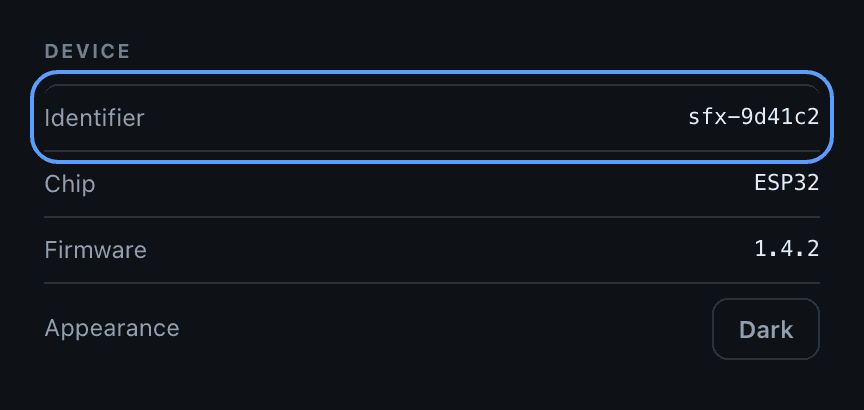 Hardware ID in the portal
