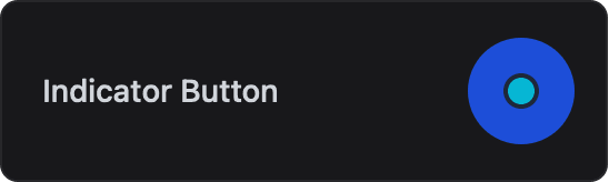 Indicator button card with info status