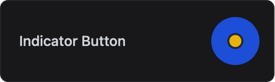 Indicator button card with warning status