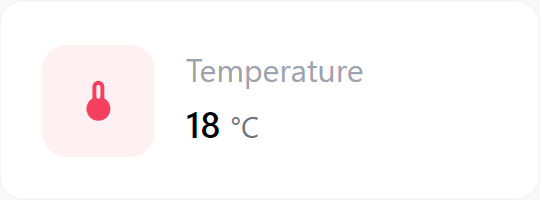 Temperature card